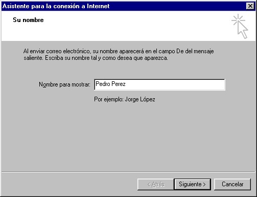Paso 3 para configurar Outlook