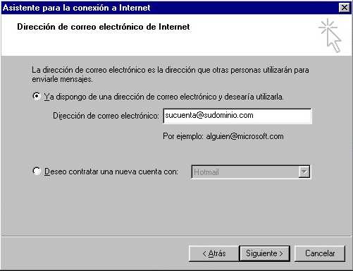Paso 4 para configurar Outlook