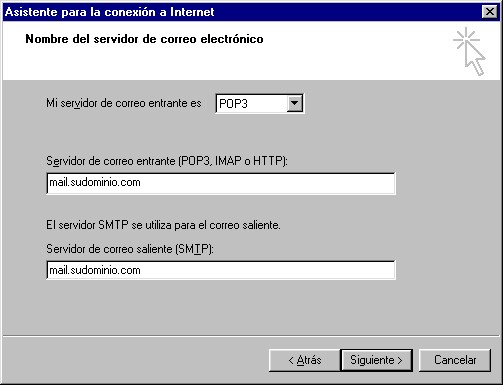 Paso 5 para configurar Outlook