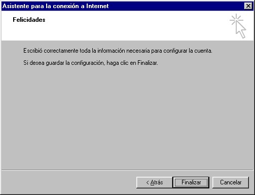 Paso 7 para configurar Outlook