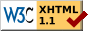  XHTML 1.1 Válido!